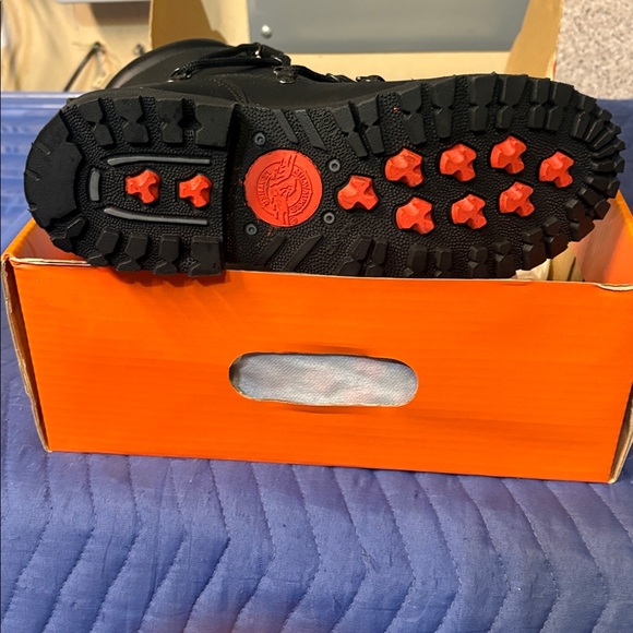 Milwaukee Black Leather Women’s motorcycle boots - Picture 2 of 7